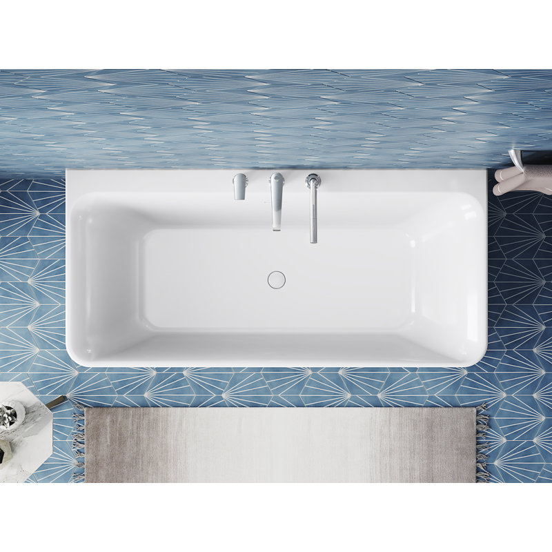 67" x 32" Freestanding Soaking Bathtub