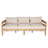 Redmond Acacia Outdoor 3-Seater Sofa With Cushions-1577481280-1577481281