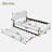 Upholstered Platform Bed With Trundle-891115245-891115234