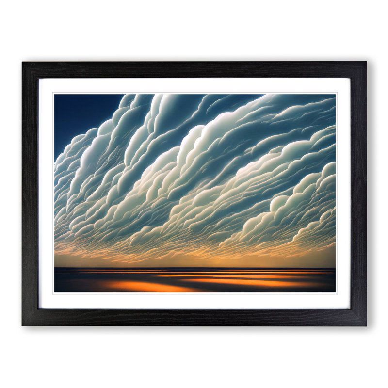 Stormy Sky Vol.4 - Framed Print, Black, 46cm H x 64cm W x 2cm D