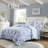 Premium Polyester Bedding Sets, Vintage Floral Stripes For Home