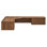 Modway Render Wall Mount Corner Office Desk