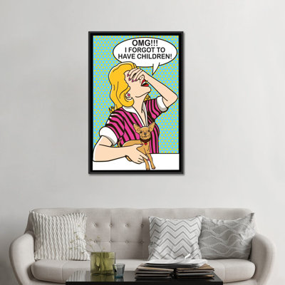 «OMG!» Impression sur toile