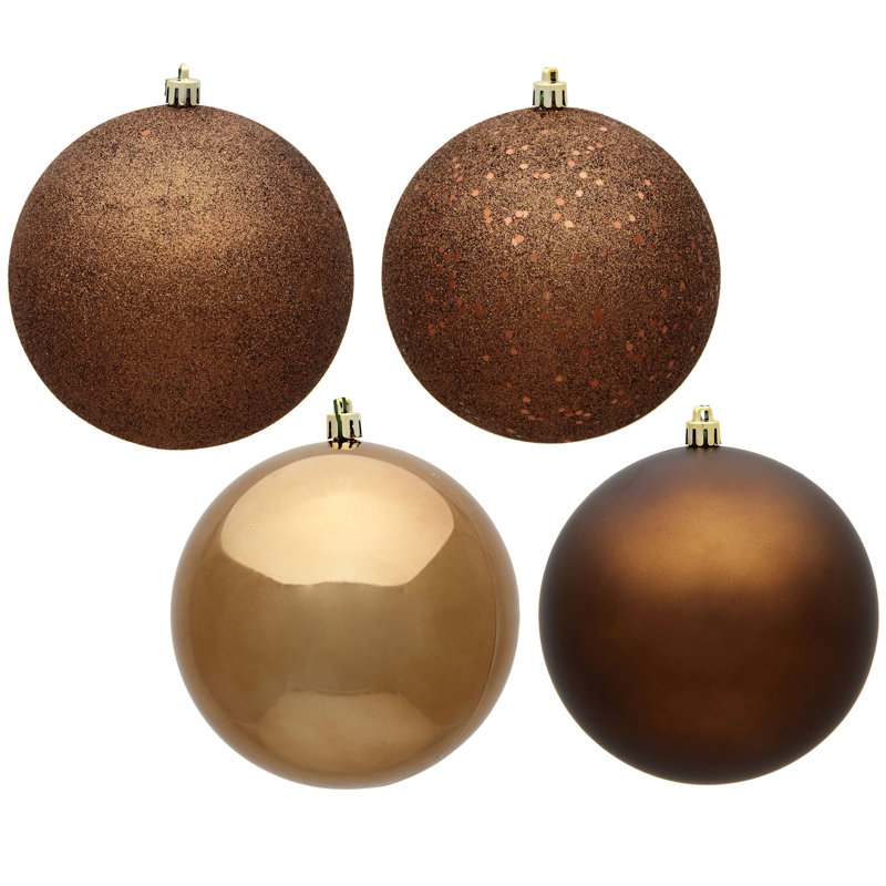Décoration de boule décorative des Fêtes, Moka, H 10 po x l 10 po x P 10 po