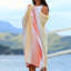 Serviette de plage en coton turc Rainbow-69531079