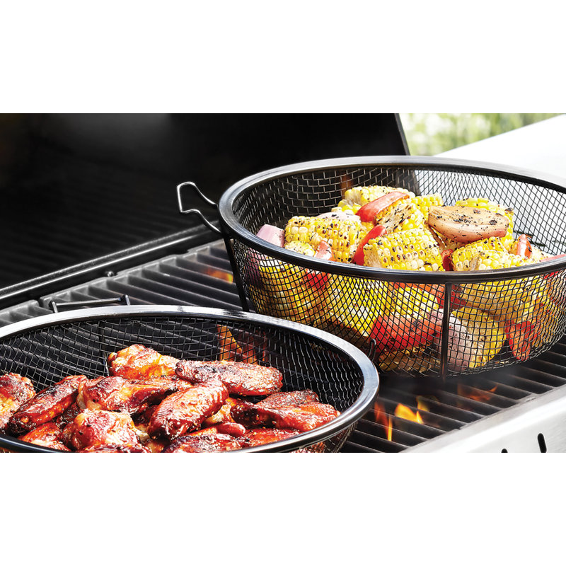 Panier et poêlon barbecue