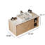 Meuble-lavabo simple 36 po avec comptoir en pierre, vasque, plateau de table en pierre frittée, meubles-lavabos à fixation murale-1228818148-1228818147