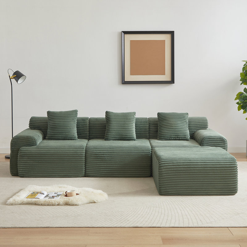 Canapé modulaire sans os, Vert