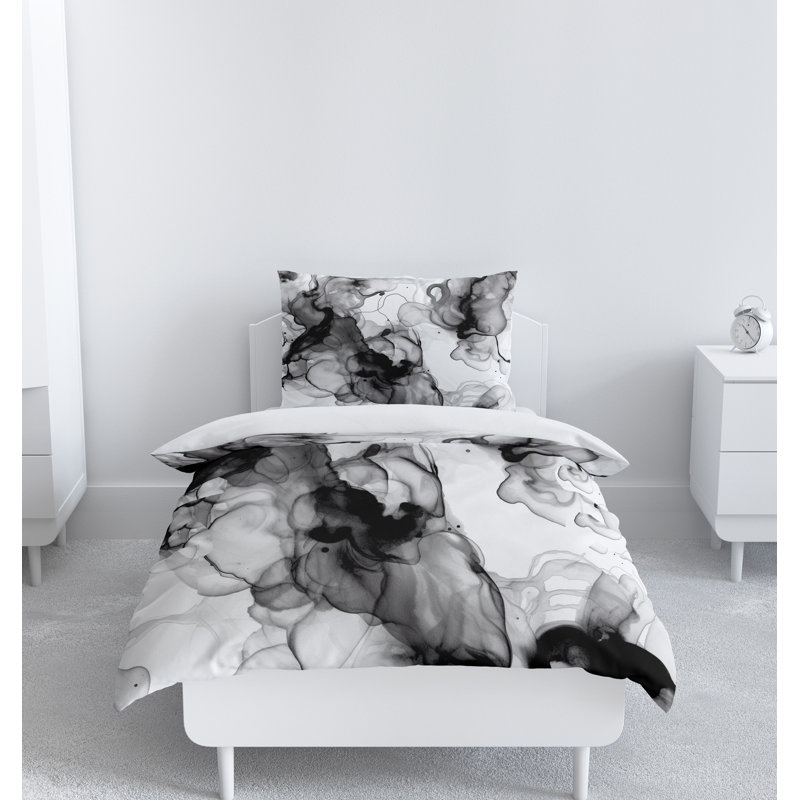 Abstract Duvet Cover, King Duvet Cover + 2 King Shams
