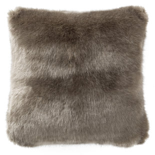 Carrick Faux Fur Throw Pillow