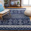 Tapis en laine et coton touffeté à la main Metro-1169370086