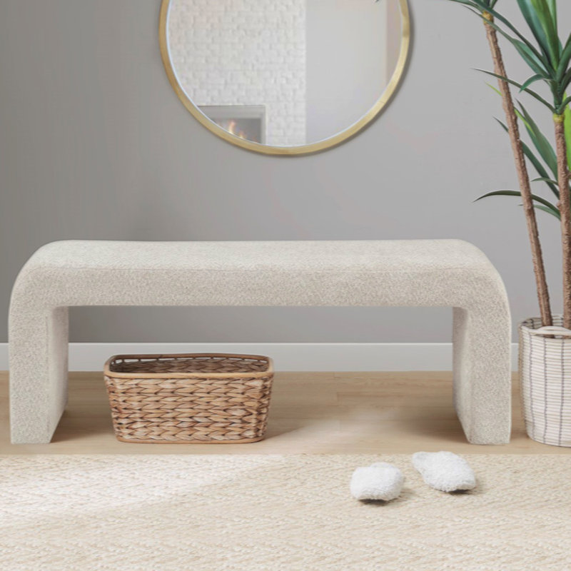 Banc Boucle Waterfall, Crème