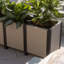Tierra Verde 17-Inch x 48-Inch Raised Garden Trough Box for Patio or Deck, Khaki-117496686-117496689