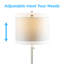 Lampe sur pied réglable 65 po Courtland-71043141