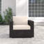 Fauteuil d'extérieur en rotin avec coussins Convene-865292120