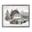 Camion et grange d'hiver rustique-470357369-470357368