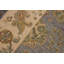 Tapis bleu / beige / vert en laine noué à la main de style oriental rectangulaire Baccio 5 pi 6 po x 7 pi 8 po