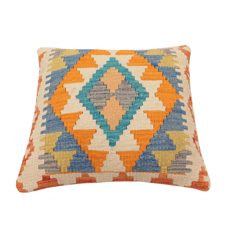 Coussin Kilim Boho Chic Mcclella - 17 po x 18 po