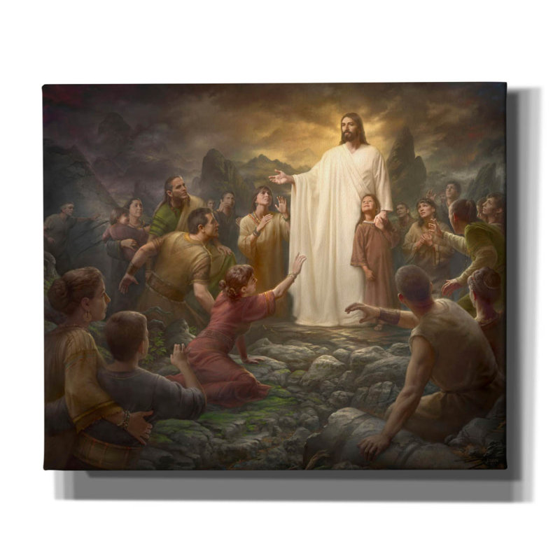 «One Shepherd» par Howard Lyon, art mural sur toile, L 24 po x H 20 po