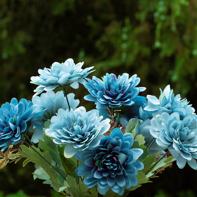 Arrangement floral ou centre de table Leal Daisy, Bleu