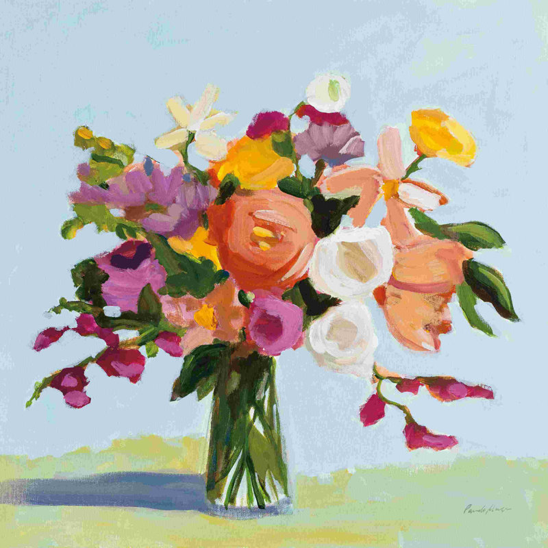 August Blooms, H 36 po x l 36 po