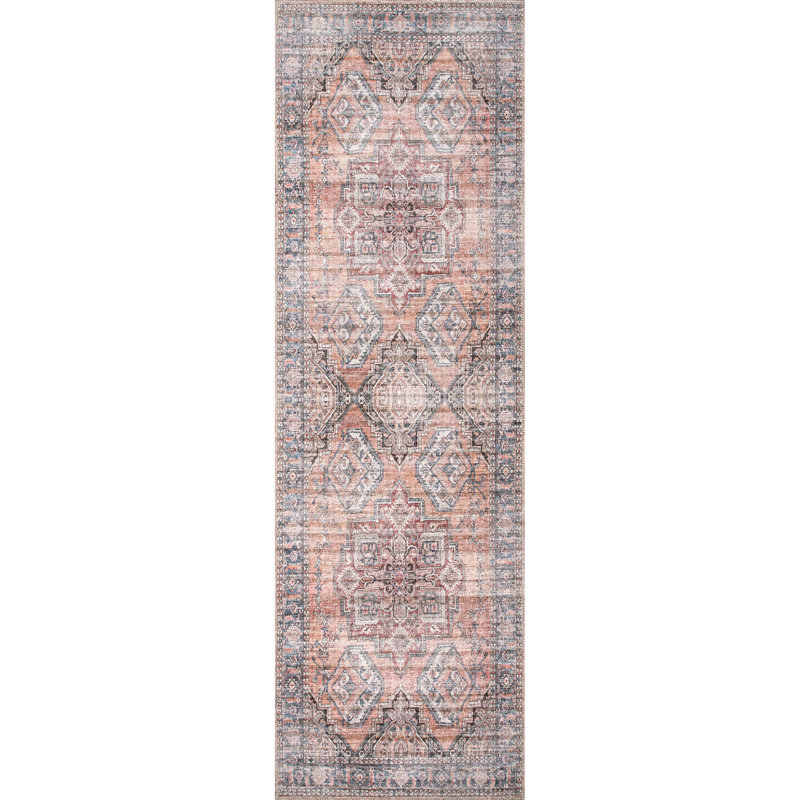 Tapis lavable à la machine Maple SpinClean, Tapis de couloir 2 pi 8 po x 8 pi