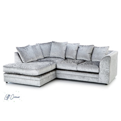 Camberley 3 Seater Velvet Corner Sofa