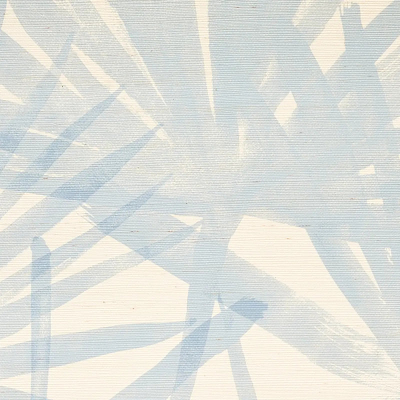 Sunlit Palm Sisal Wallpaper, Chambray