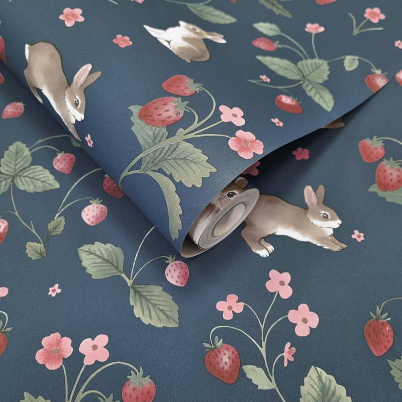 10.05m x 53cm Matte Wallpaper Roll, Navy