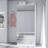 White Mirror Wardrobe With 2 Drawers