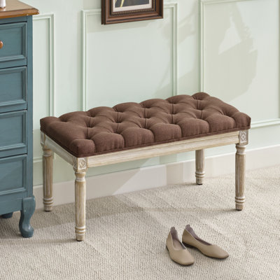 Boswick Linen Upholstered Bench