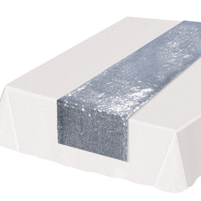 Chemin de table à paillettes - 11¼ po x 6 pi 3 po - paquet de 12