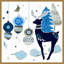 «Goodnight Reindeer II» par Melissa Wang, reproduction d'art sur toile encadrée-101330408