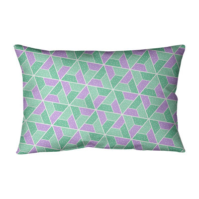 Housse et insert de coussin rectangulaire en coton Katelyn Elizabeth