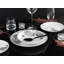 Luna Piece Porcelain China Dinnerware Set - Service for 6