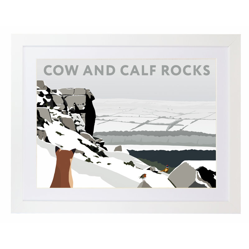 Richard O'Neil - Print, 44 cm H x 54 cm W x 2.2 cm D, White Wood Frame
