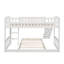 Lit superposé simple compact en bois massif et chambre à coucher multifonctionnelle