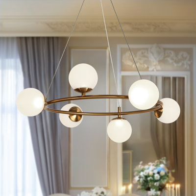 Lizann 6-Light Dimmable LED Pendant 28W
