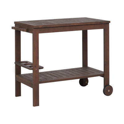 Abeni Rectangular Acacia Wood Outdoor Side Table , 95cm cm W 47cm cm D