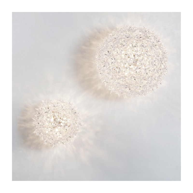 Bloom 3 - Light Flush Mounted Sconce, Crystal