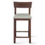 Hampton Upholstered Stool with Solid Wood Frame