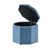 Velours bleu clair est en rupture de stock