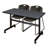 Nicklos Flip-Top Training Nesting Table, 2 Zeng Stack Chairs-32668092-32668110