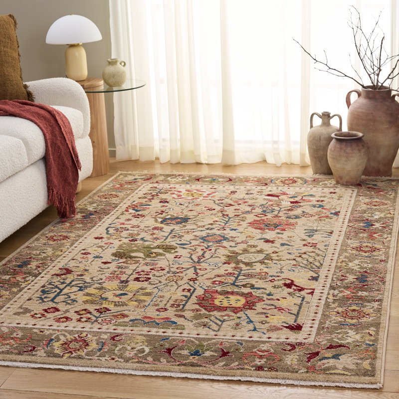 Tapis performance oriental Kurtz, Rectangle de 11 pi x 15 pi, Beige