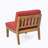 Wood Sectional Sofa With One Table