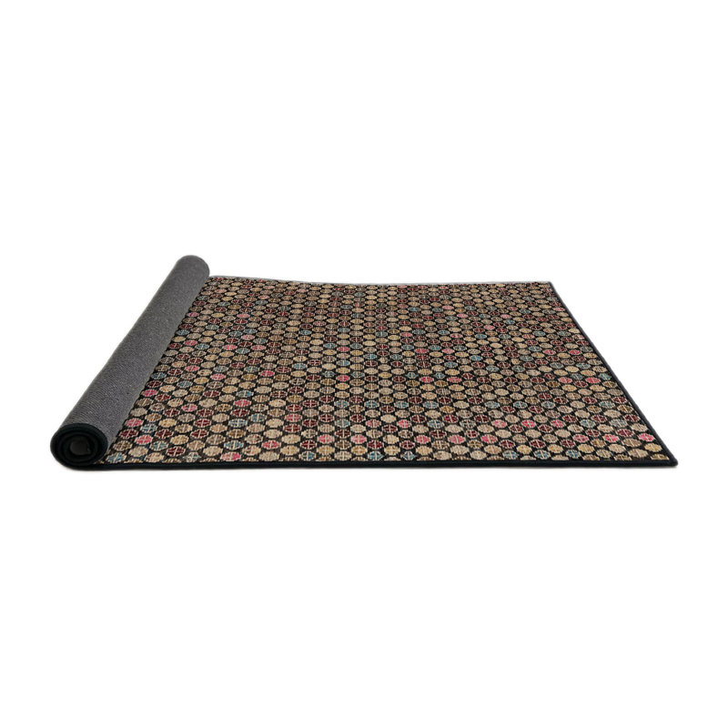 Abstract Indoor Rug, Round 6'