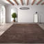 Tapis unique brun de 8 pi 2 po x 10 pi 1 po