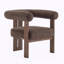 Chaise d'appoint moderne rembourrée avec accoudoirs ronds-129859776-129859778