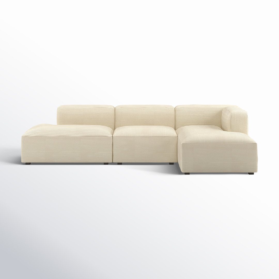 Winnie 116" Wide Modular Chair & Chaise AllModern 