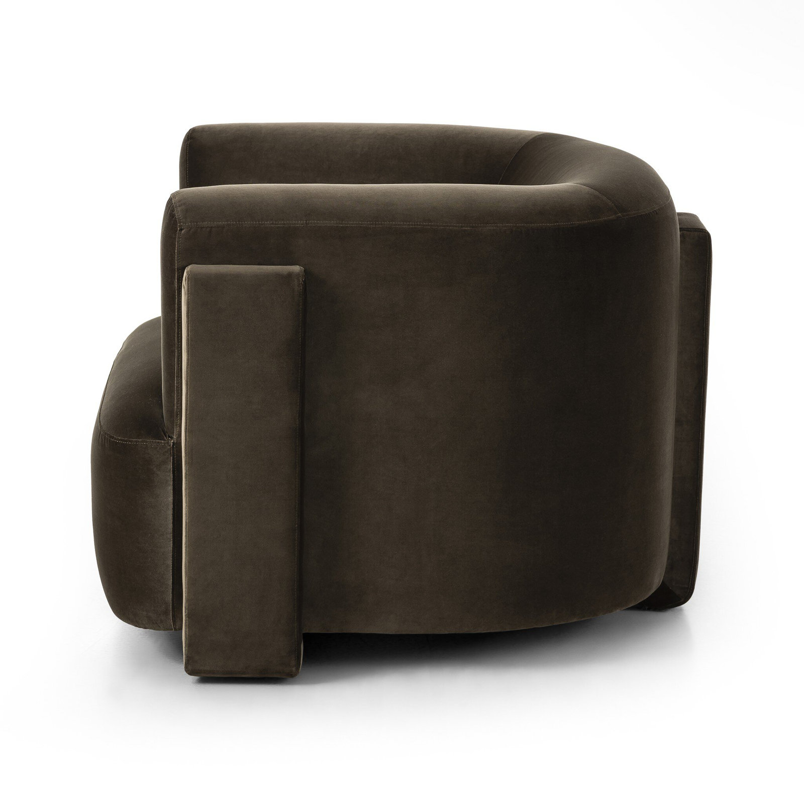 Rue Barrel Chair, Surrey Olive Velvet